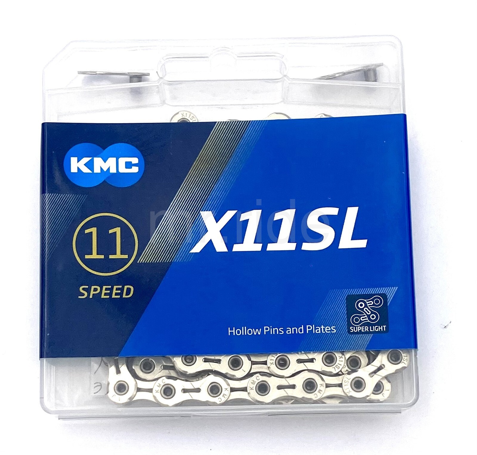 KMC X11SL Super Light Bike Chain 11-Speed Shimano/Sram 118 Links Silver
