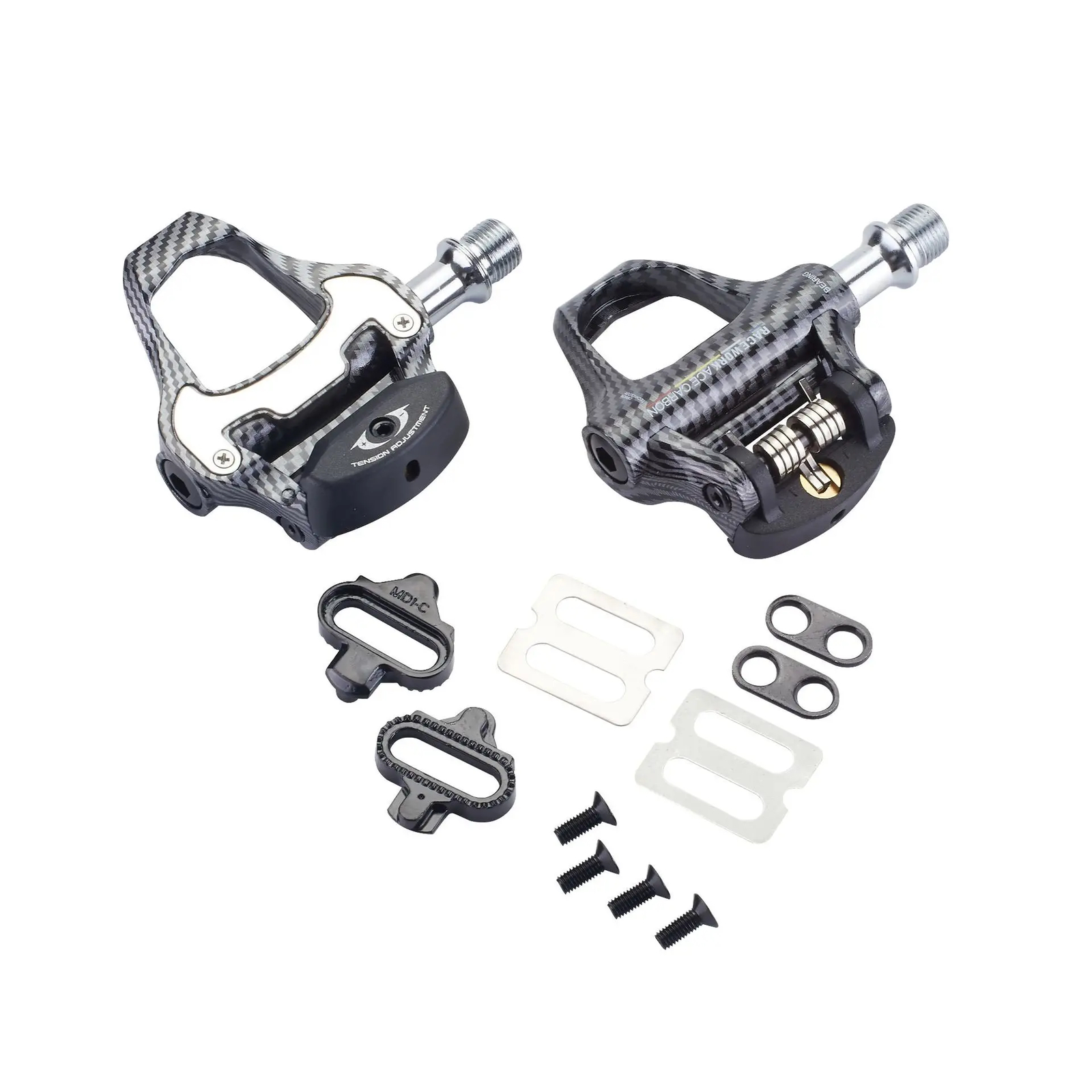 Road Bike Lock Pedal Texture Self-Locking Paddle Bearings Pedal With SPD Lock