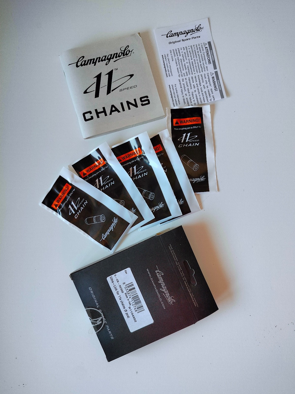 Campagnolo Record Ultra-Link 11sp chain connecting pin CN-RE500 5 pcs