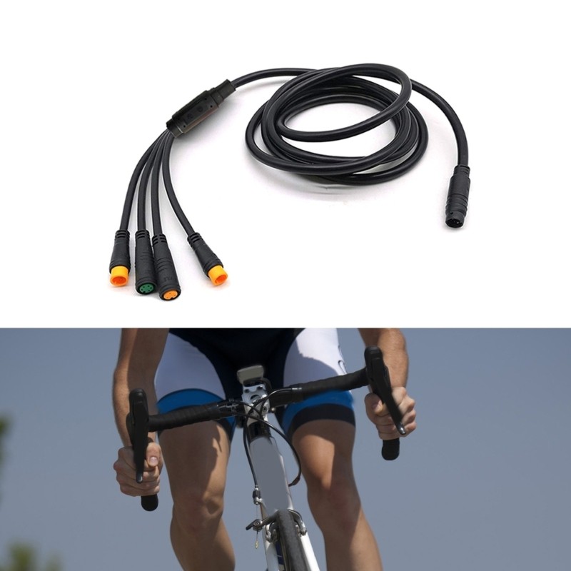 Electric Bike 1 to 4 Harness Conversion Cable 1T4 Waterproof Cable Controller