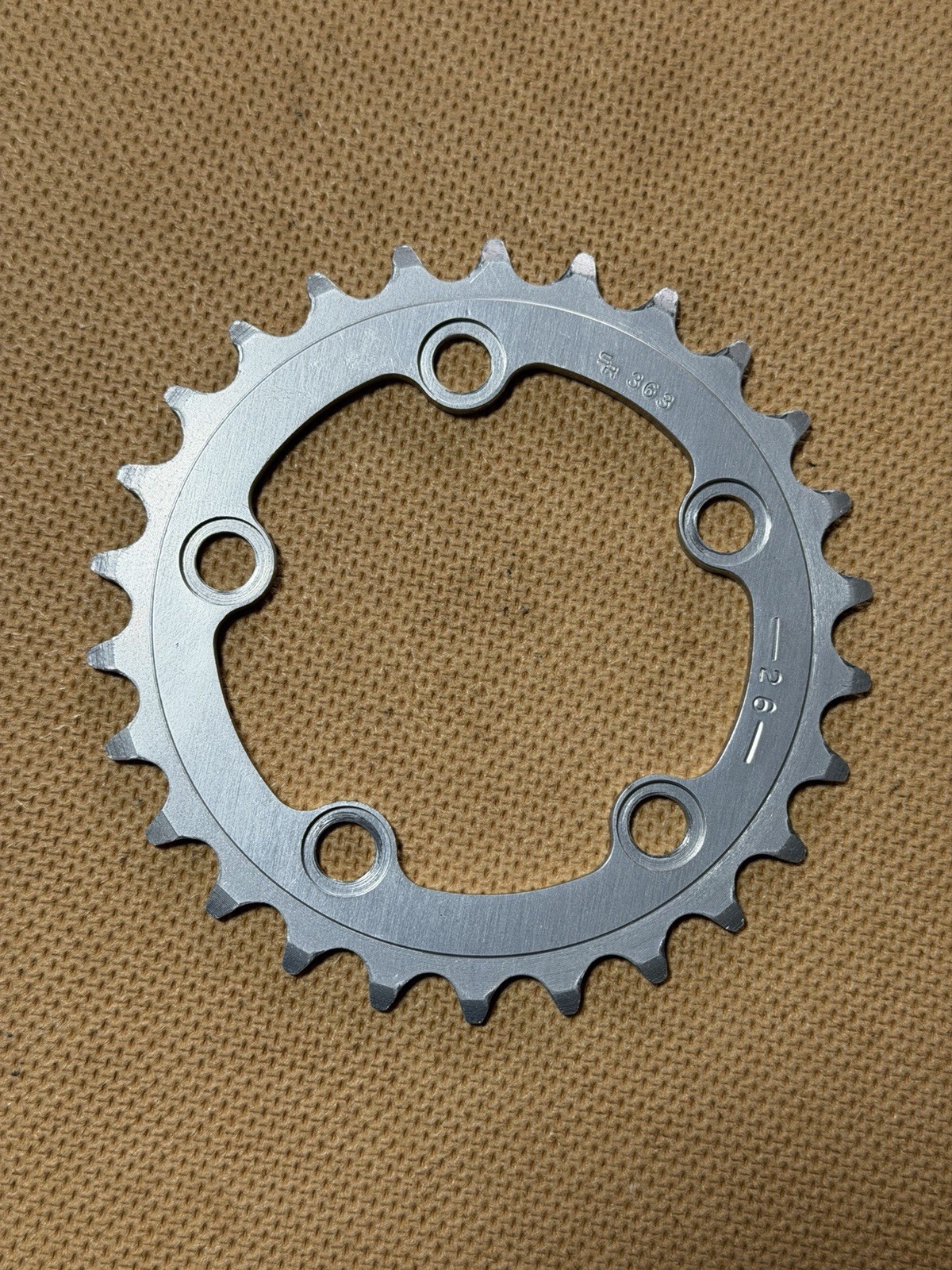 Vintage SR Sakae Ringyo RoundTech 26T Chainring BCD 74