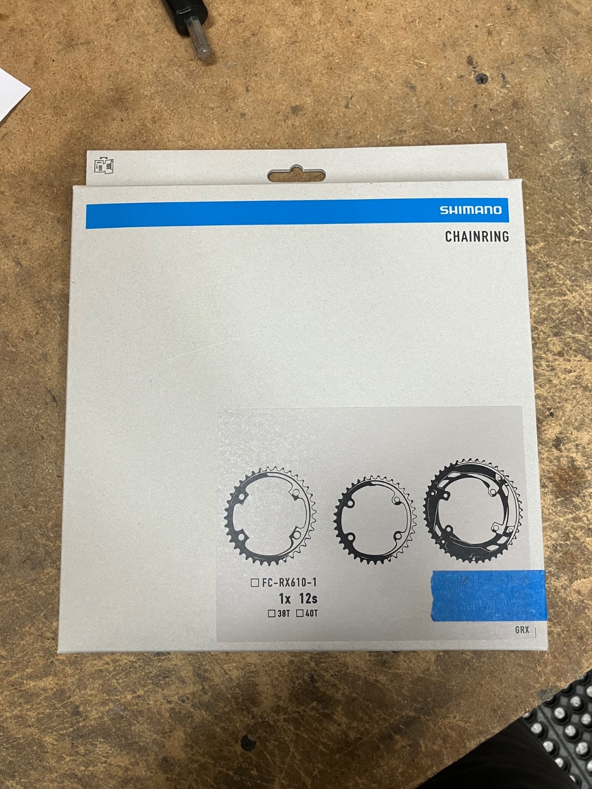 SHIMANO GRX 12 speed Chainring 48 and 31 tooth FC-RX820-2 Crankset