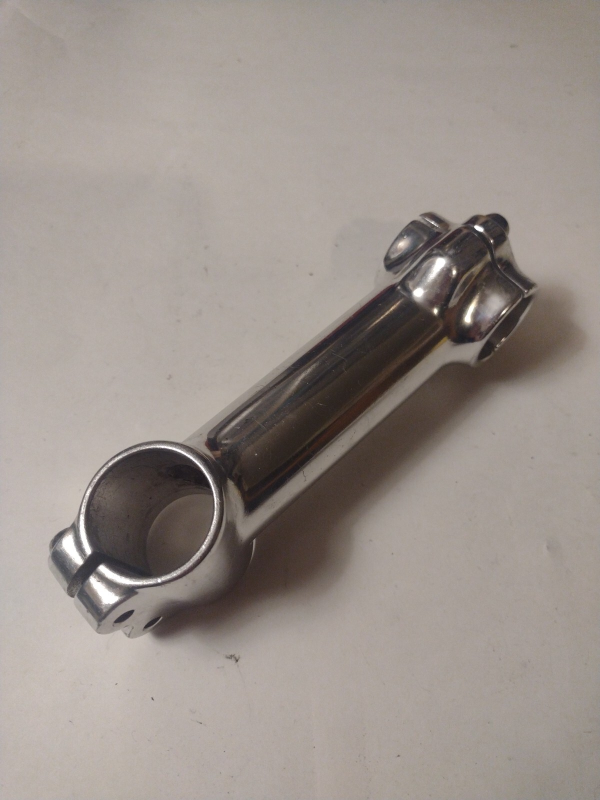 Vintage Silver Threadless Stem 11cm 25.4 Bar Clamp