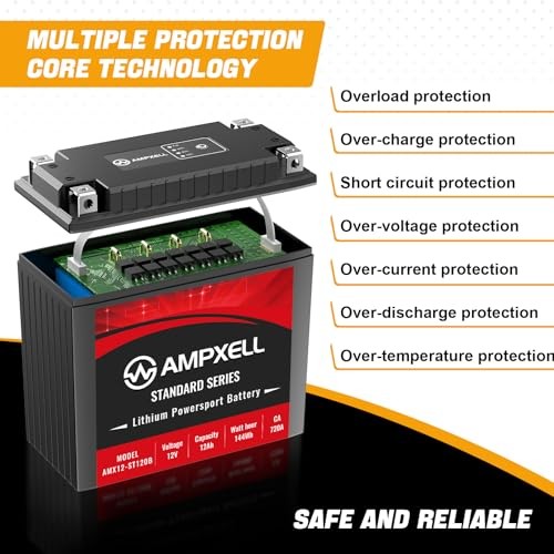 YTX20L-BS Lithium Motorcycle Battery 12V 720A 12Ah YTX20L-BS 12V 720A 12Ah[- +]