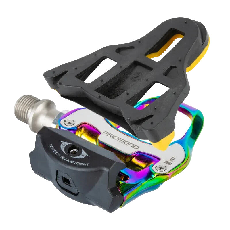 Rainbow Bicycle Clipless Pedals 9/16 Clip SPD SL MTB Road Bike Sealed Bearing
