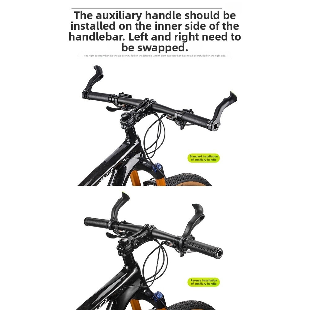 Ergonomic Extended Grips for Mountain Bikes Reduce Arm Fatigue on Long Rides
