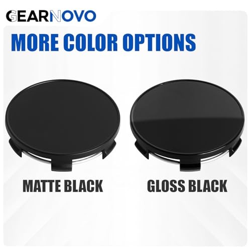 2.7Inch 68MM Wheel Center Caps for BMW 3 Outer 69MM , Inner 65MM Matte Black