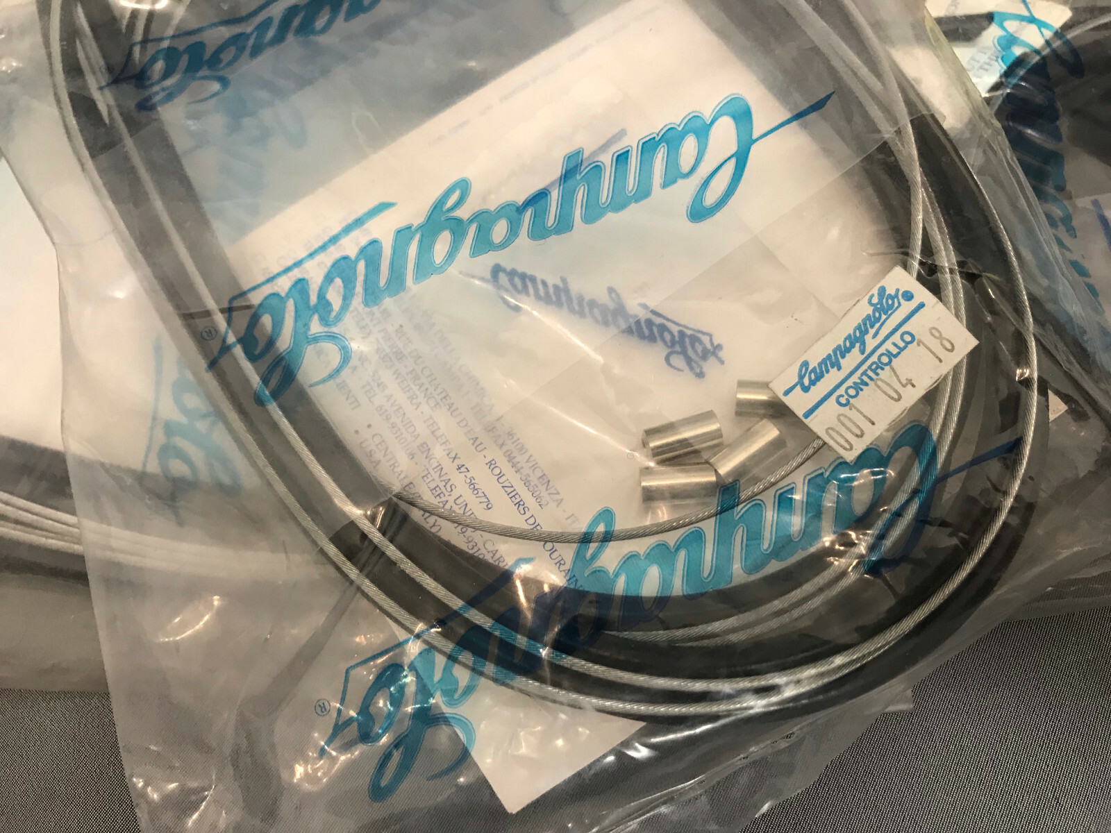 Campagnolo vintage MTB brake cable set brake cables NOS old school black New