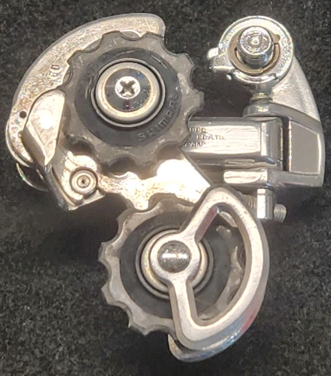 Vintage Shimano 600 Rear Derailleur Arabesque Short Cage Bolt-On Road Bike