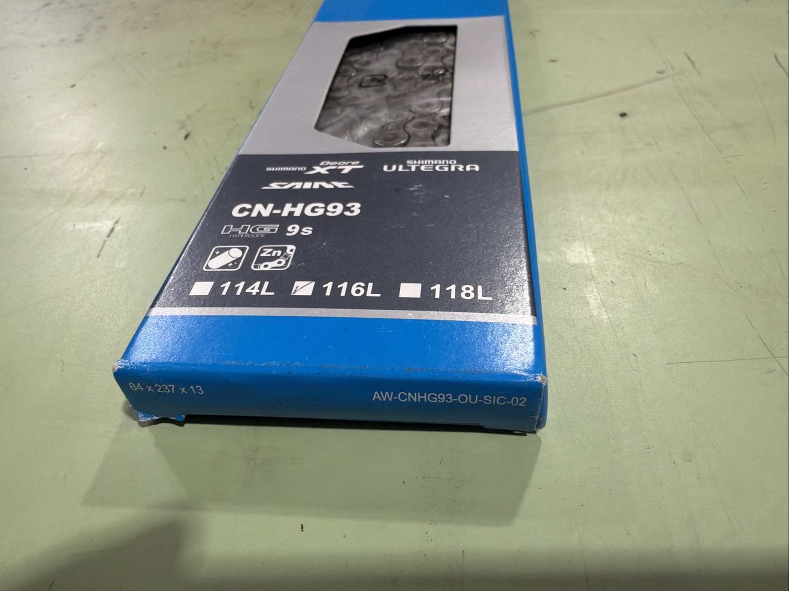 Shimano CN-HG93 9-Speed Road / MTB Bicycle Chain Deore XT / Ultegra 116-Links
