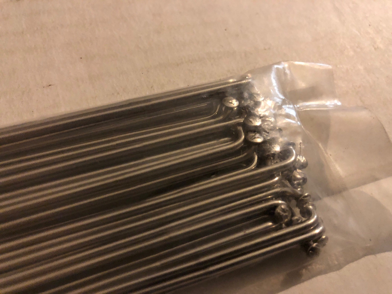 Wheelsmith DB14 267mm Silver Double Butted Spokes Bag of 50
