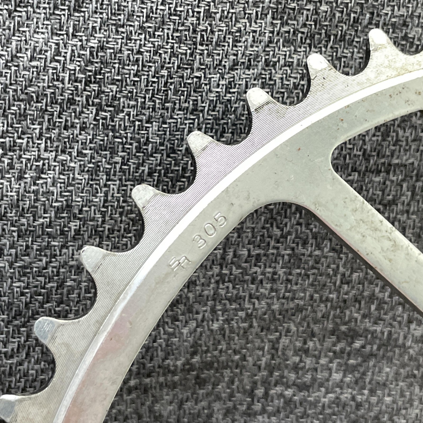Vintage SR Sakae CR 52T Chainring 110 BCD 5-Arm Turbine Road Bike 52 Tooth