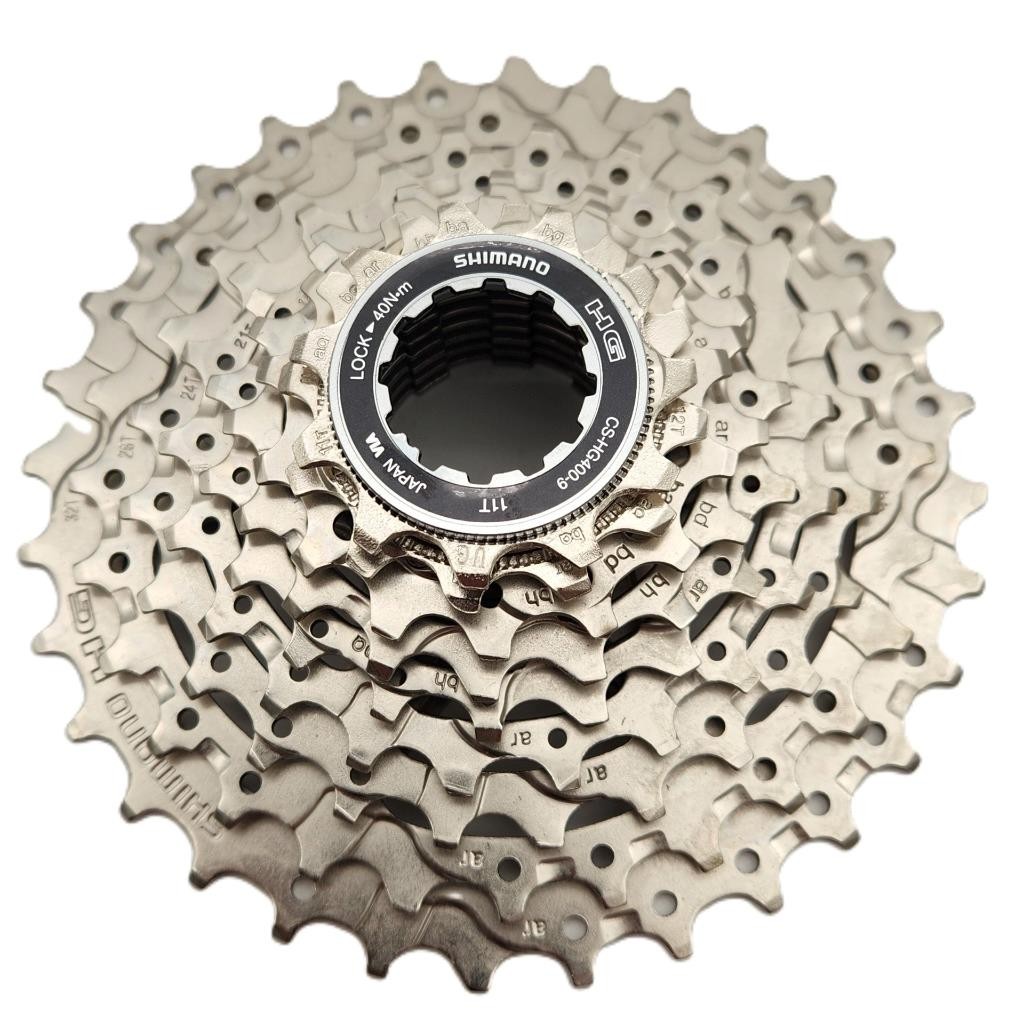 Shimano Alivio CS-HG400-9 9-Speed 11-32T HyperGlide HG Bicycle Cassette Silver