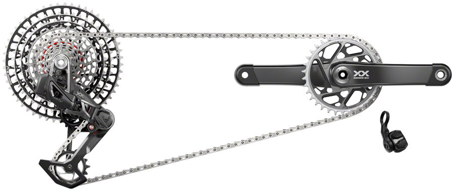 SRAM XX SL T-Type Eagle Transmission Groupset – 170mm Crank, 34t Chainring, AXS