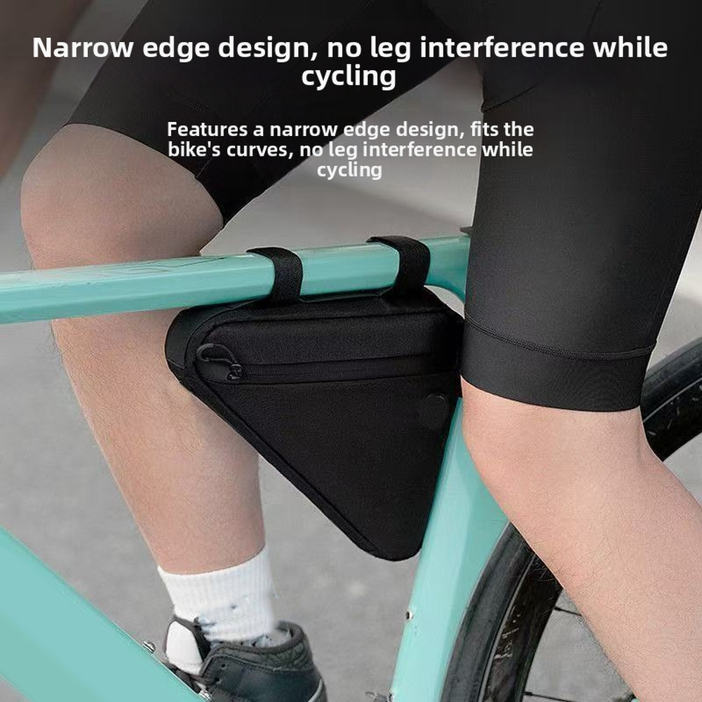 Oxford Waterproof Bike Bag Triangle Shape 20x20x27 cm for MTB Road Use