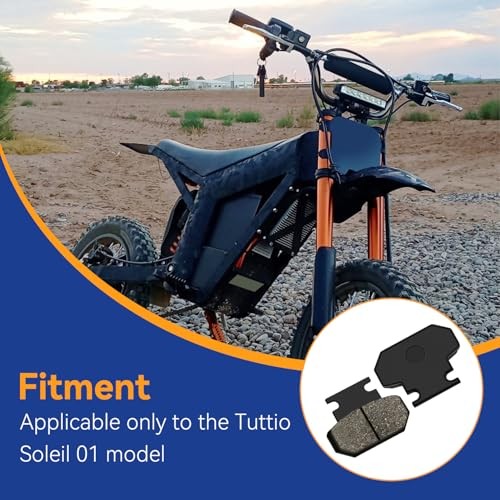 Rear Disc Brake Pads Compatible with Tuttio soleil 01 Tutti Rear Brake Pad