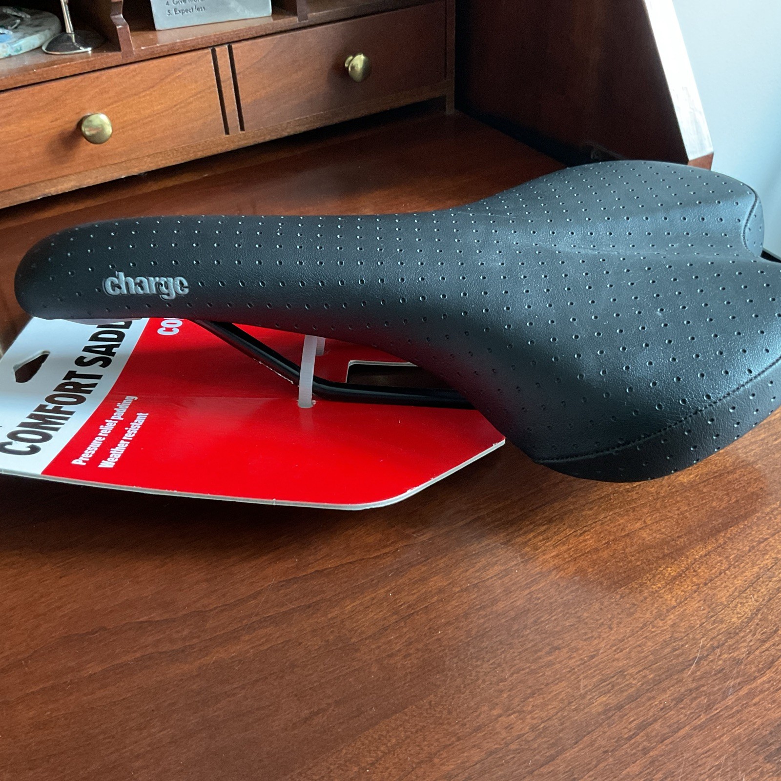 Charge Spoon Comfort Foam Bike Black Water Resistant Saddle Seat NEW