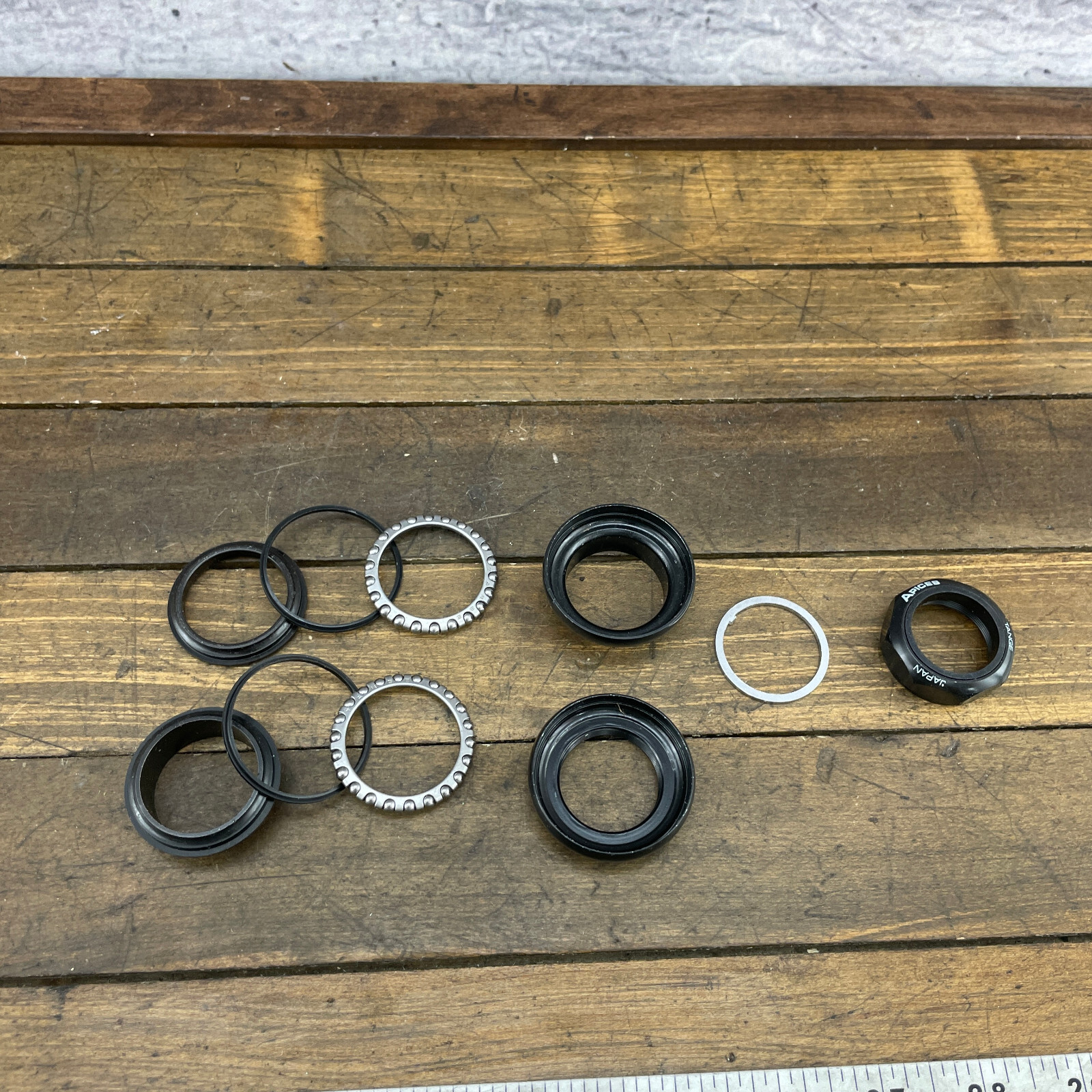 Tange Apices Headset 1 1/8 in Threaded NOS Japan Steel Mountain Bike 34.0 Cups