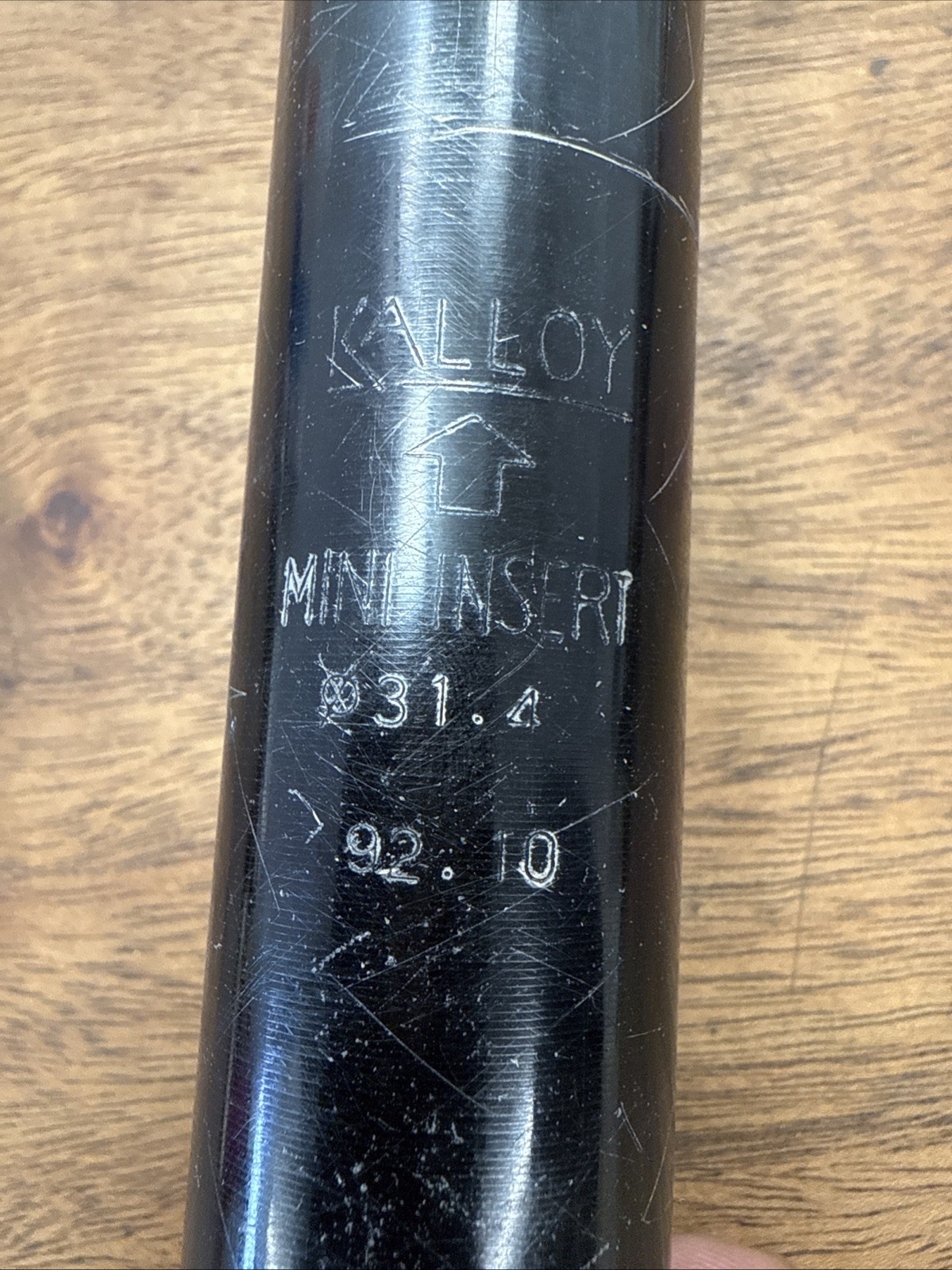 Kalloy Seatpost 31.4mm 300mm 3cm Setback Black