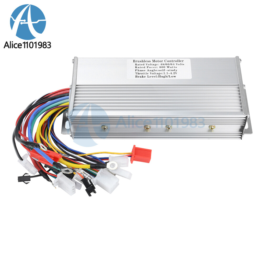 48V 60V 64V 35A 800W Intelligent Brushless Motor Controller For Electric Bicycle