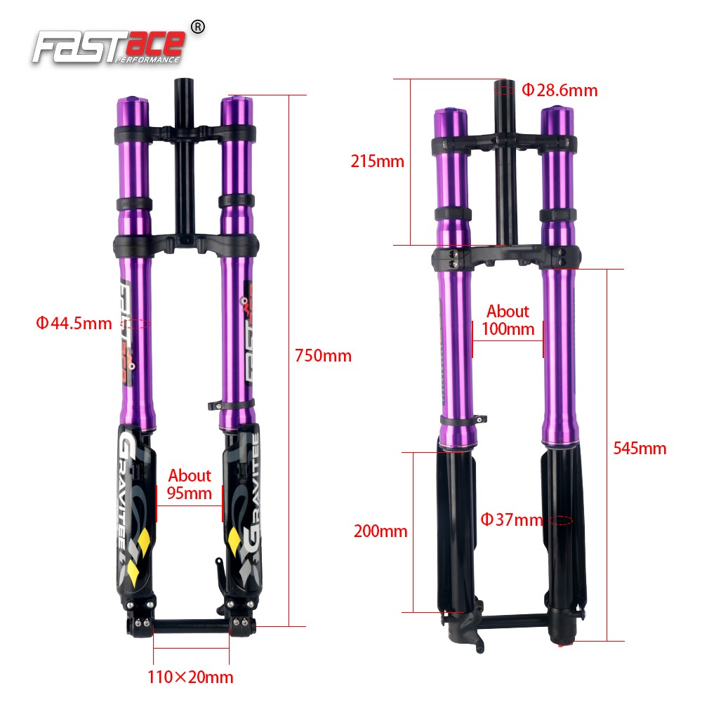 FASTace AHX12RV Front Fork Suspension for 79Bike Falcon Pro / GT eRide Pro S/SS