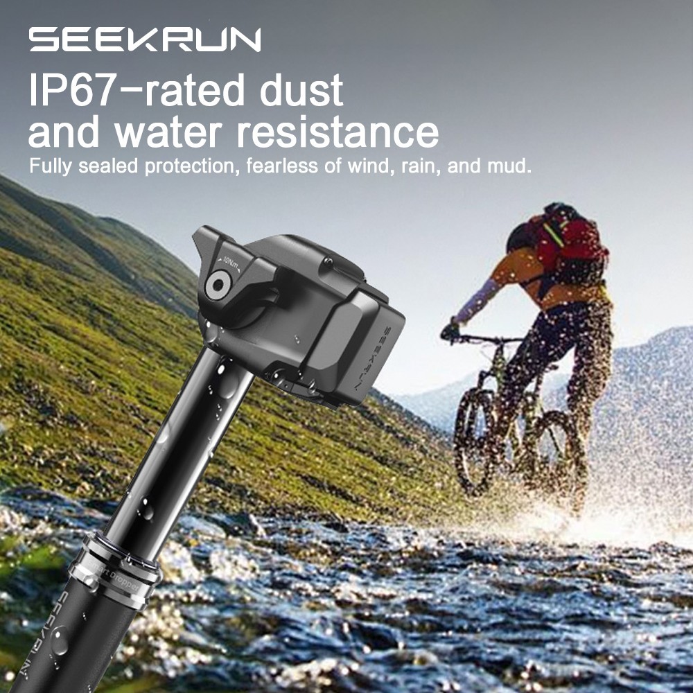 SEEKRUN S7 Wireless Dropper Seatpost Bicycle Bluetooth Seat Post 120/150/175mm