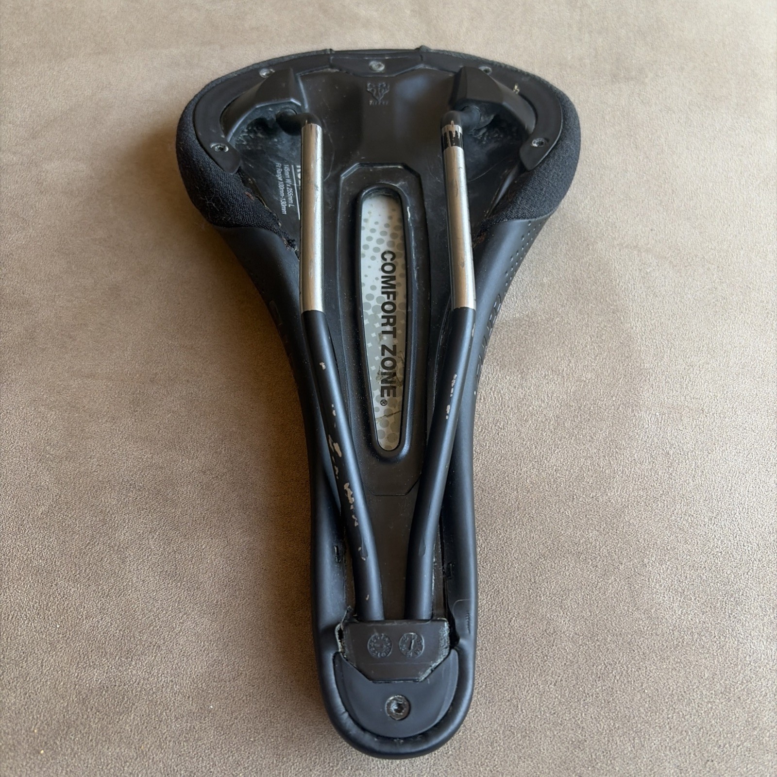 WTB Koda Bike Saddle Titanium Rails 145mm W x 255mm L, Black, Used