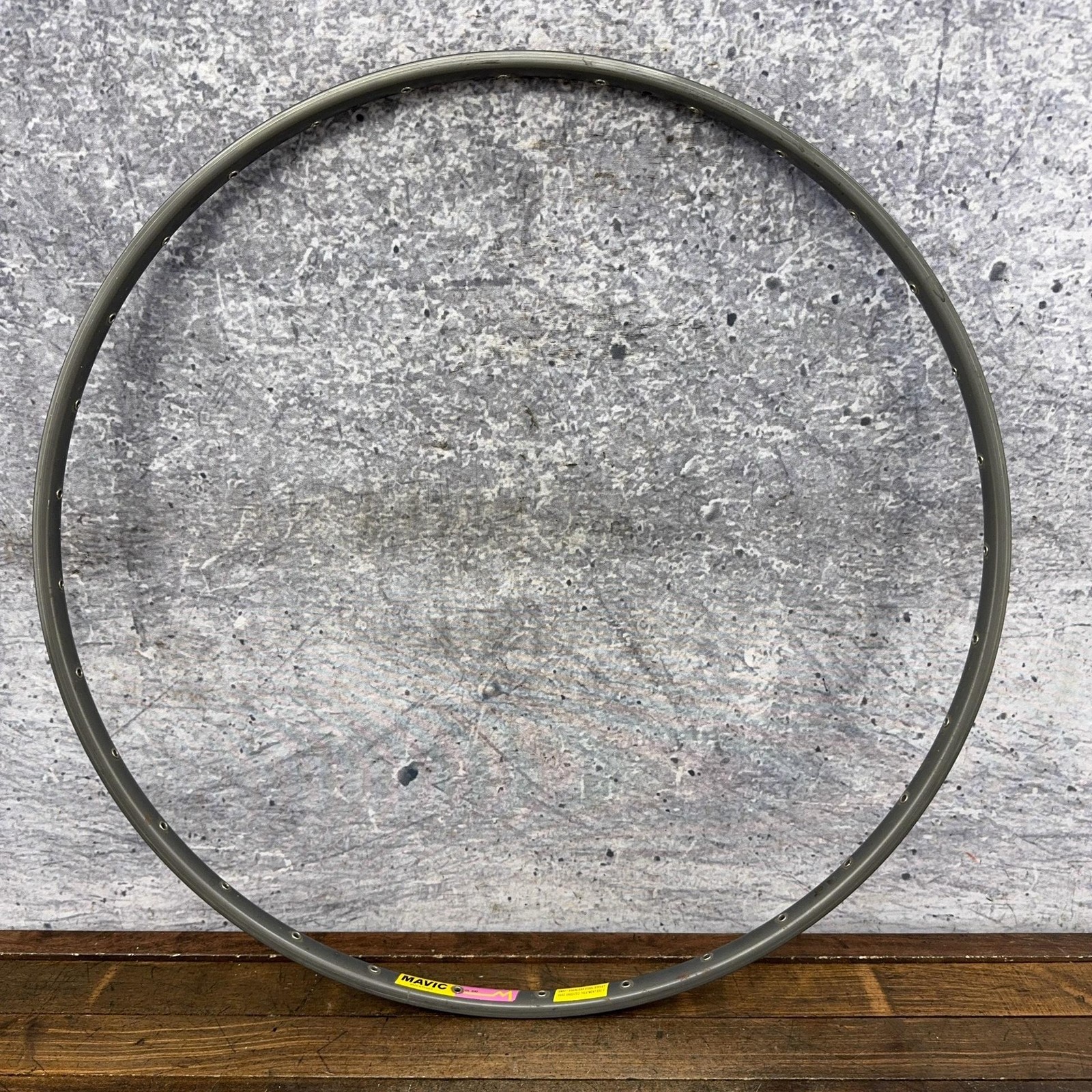 Vintage Mavic GL 330 700c TUBULAR Rim 32H Gray Presta Glue Sew Road Bike France