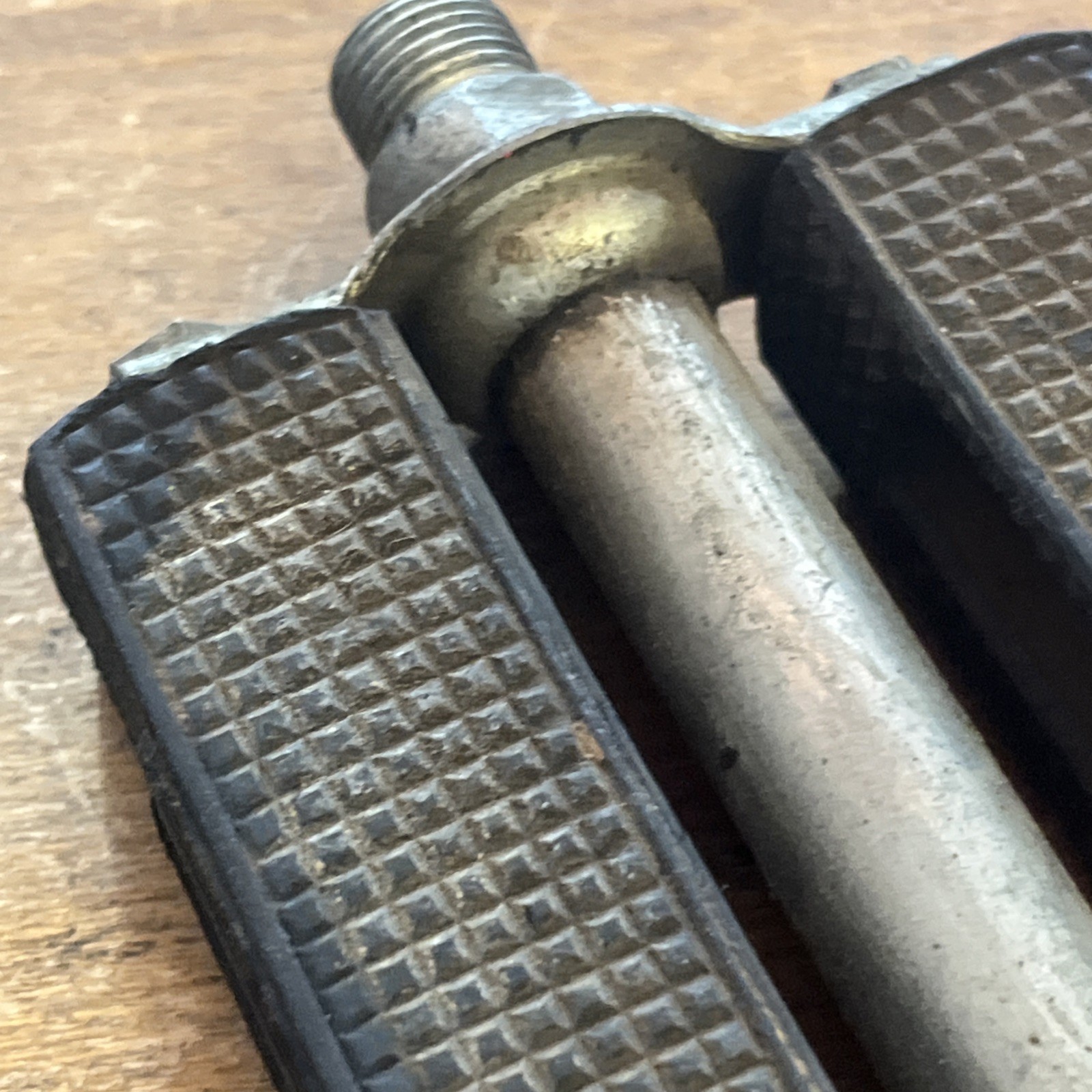 Vintage Union Block Pedals Made In Germany 9/16s English Thread 70s Schwinn
