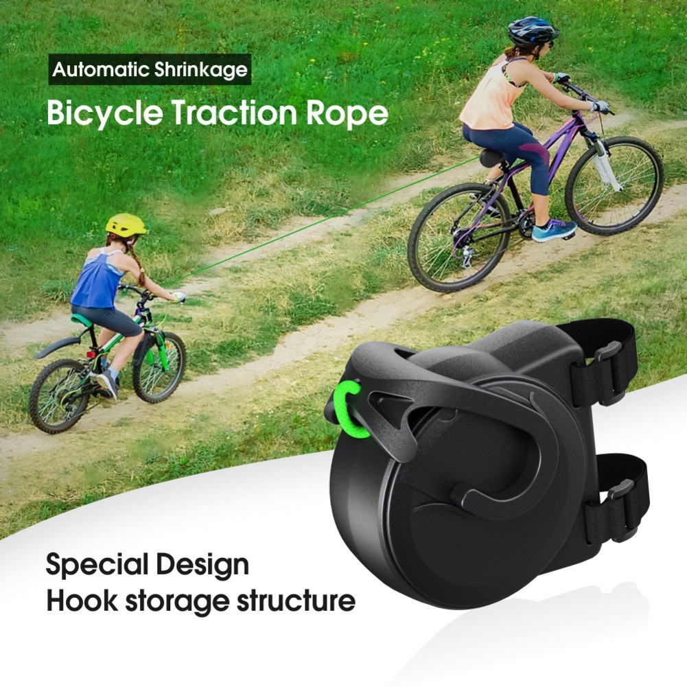 Bicycle Tow Rope Enhanced Bonding Experience Extended Riding Opportunities