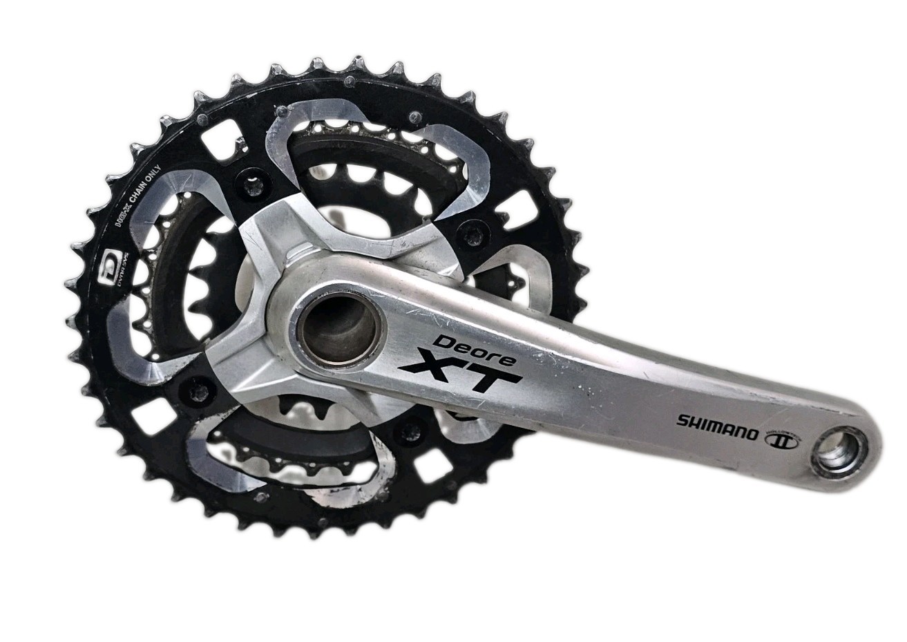 Shimano Deore XT FC-M770 MTB Triple Crankset 175mm w/ BB, 9 or 10 speed