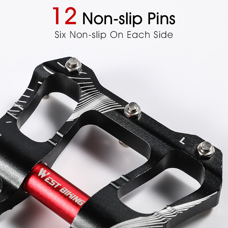 Bicycle Pedals Aluminum Alloy 2 Sealed Bearing Cycling Bike Pedals MTB Pedals