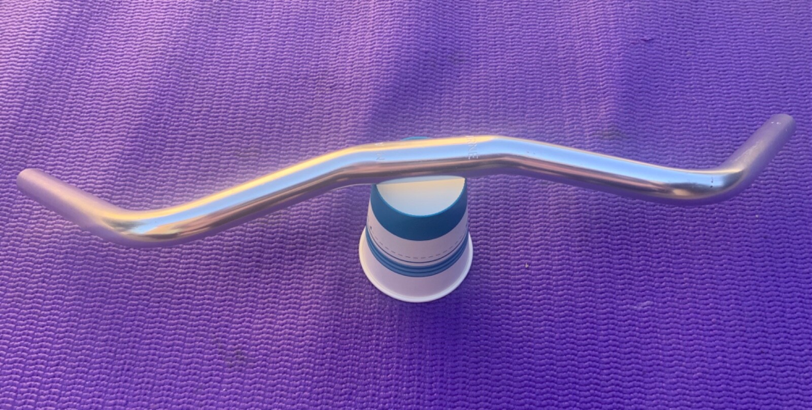 Ahearne+ MAP Handlebar Polished anodized silver, Width: 570mm, Rise: 25mm – NOS
