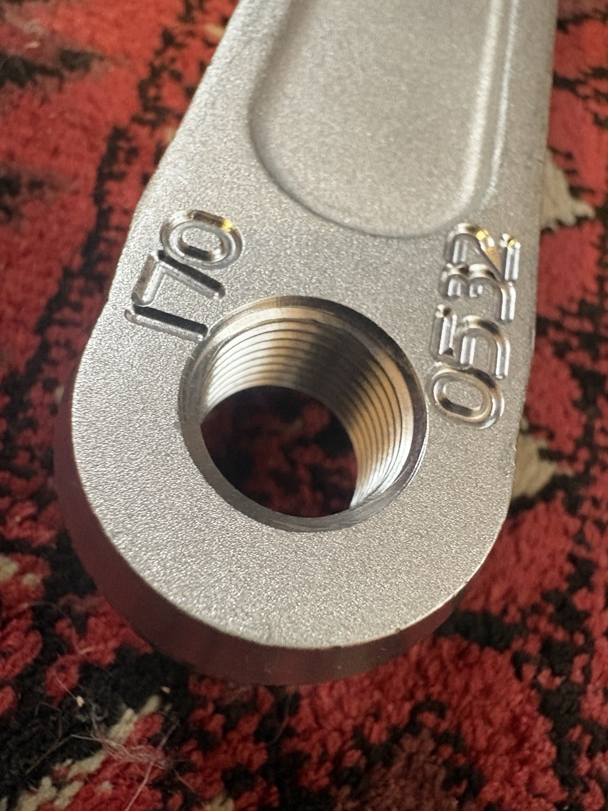 Race Face Forged Silver/Black 170mm Square Taper 46T