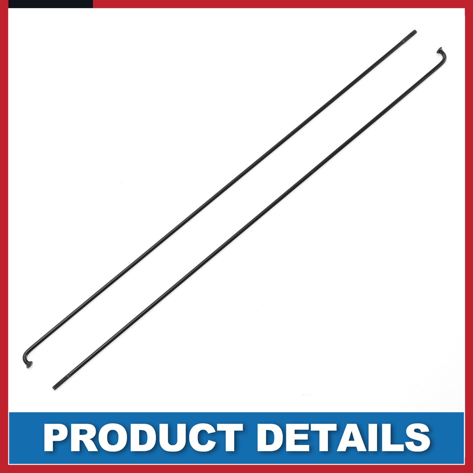 Bike Bicycle Spokes 14G 255MM Mountain Bike Spokes steel Black 36 pcs