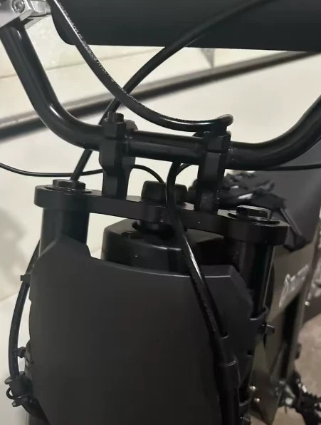 ODI Black Number Plate With Zip Ties For Downhill MTB’s EBikes Surrons