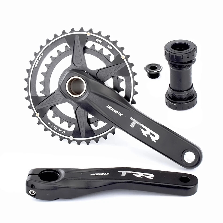Bicycle Crankset Crank Arm 170mm/175mm Chainring 30T 32T 34T 36T 38T with BB
