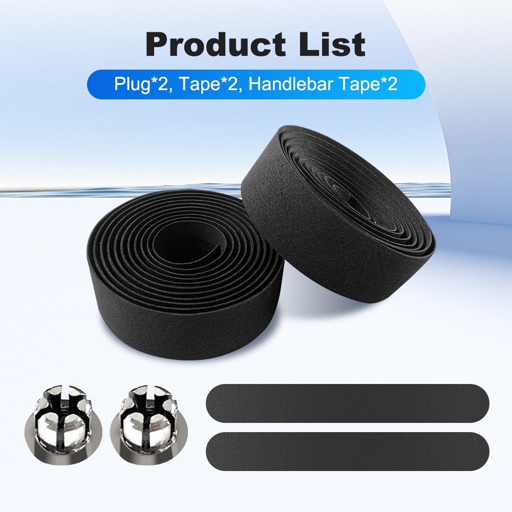 2pcs Bicycle Handlebar Tape EVA Handle Bar Grip Wrap Cycling Road Bike Bicycle