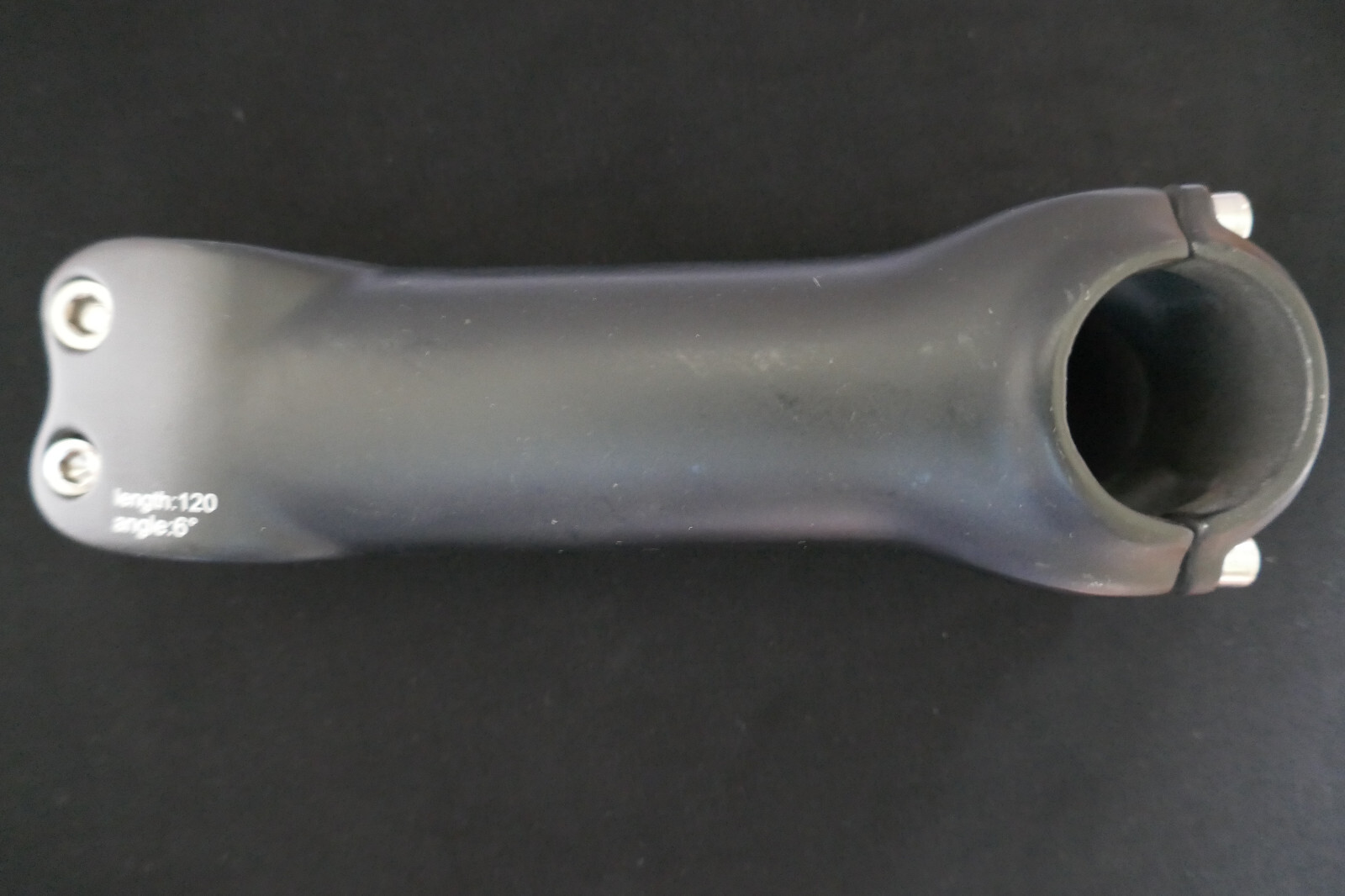 UNBRANDED MATT CARBON CHINA COMPOSITE 120mm 6* HANDLEBAR BAR EASTON STEM