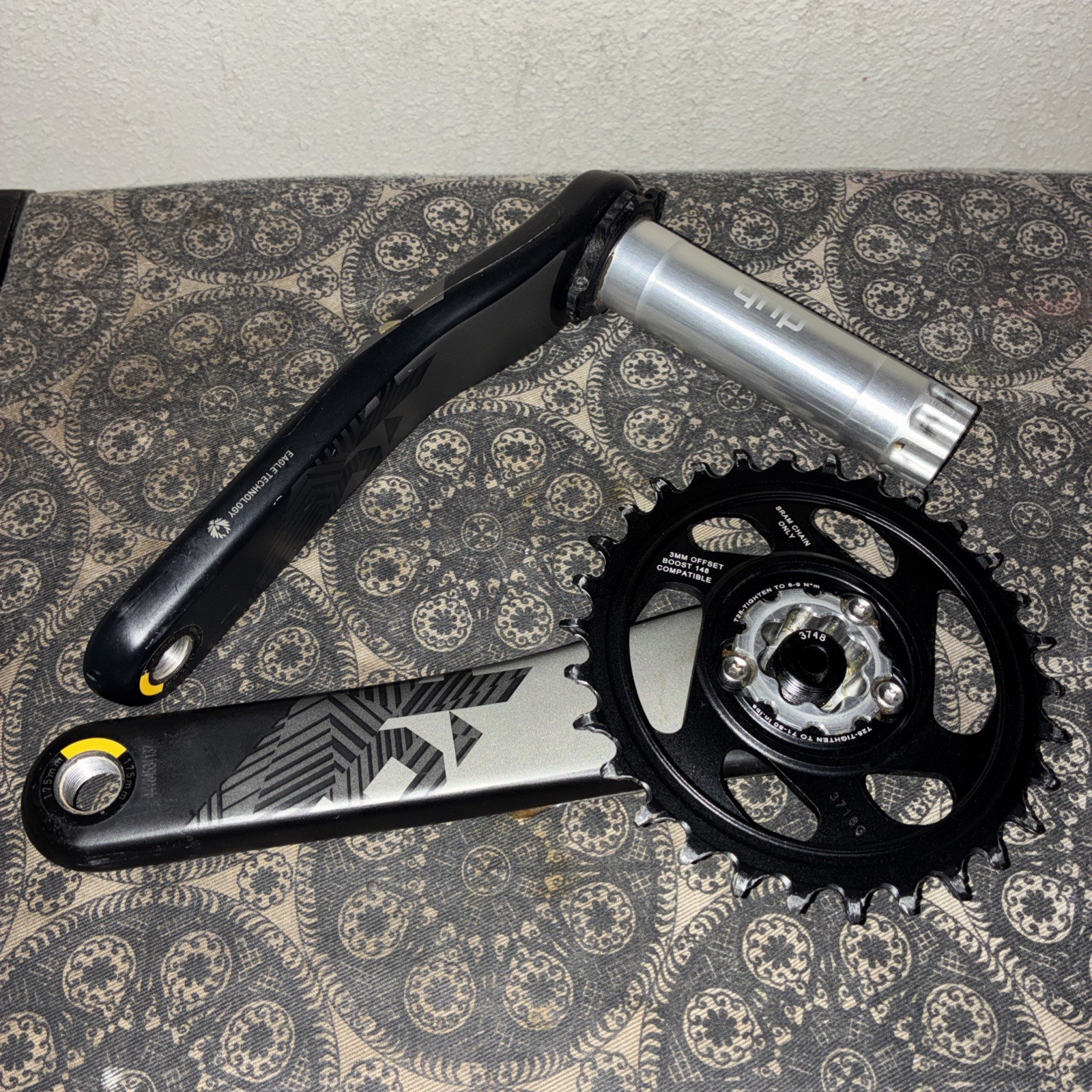 SRAM X01 Eagle DUB Boost 12 Speed Crankset, 175 MM, 30T