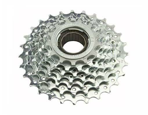ABSOLUTE BICYCLE 7 SPEED MULTIPLE FREEWHEELS 13/28T INDEX IN CHROME SUN RACE.