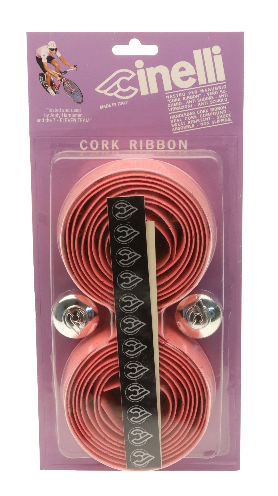 Cinelli Cork Ribbon Handlebar Tape Road Bike Pink NEW NOS NIB