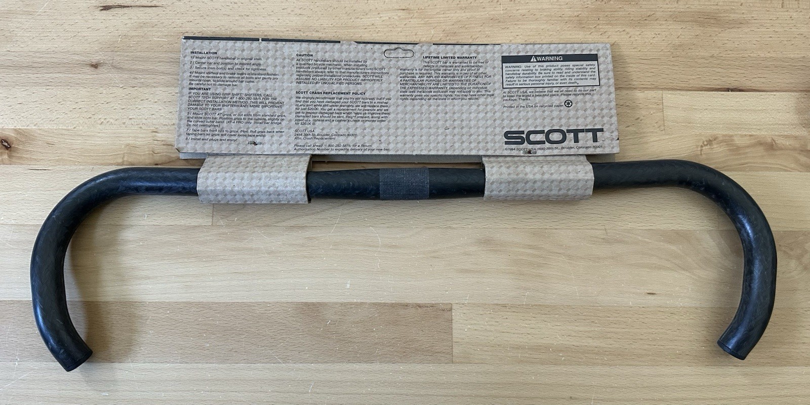 Scott LF-X2 Thermoplastic Bullhorn Bicycle MTB Handlebar NEW