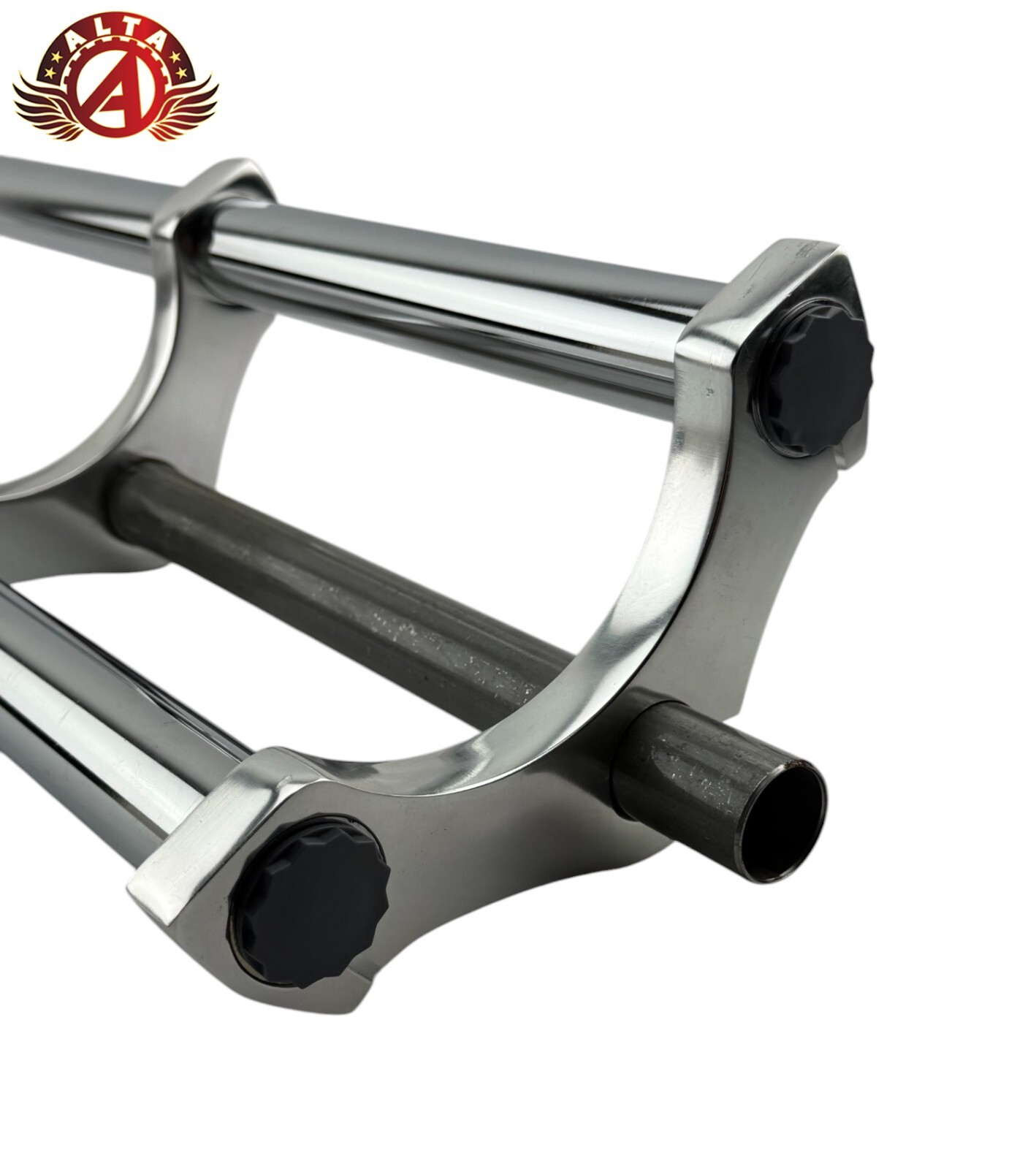 ALTA Triple Tree Fat Bike, 1-1/8″ (28.6mm) Aluminum Crown Disk Brake Fork CHROME