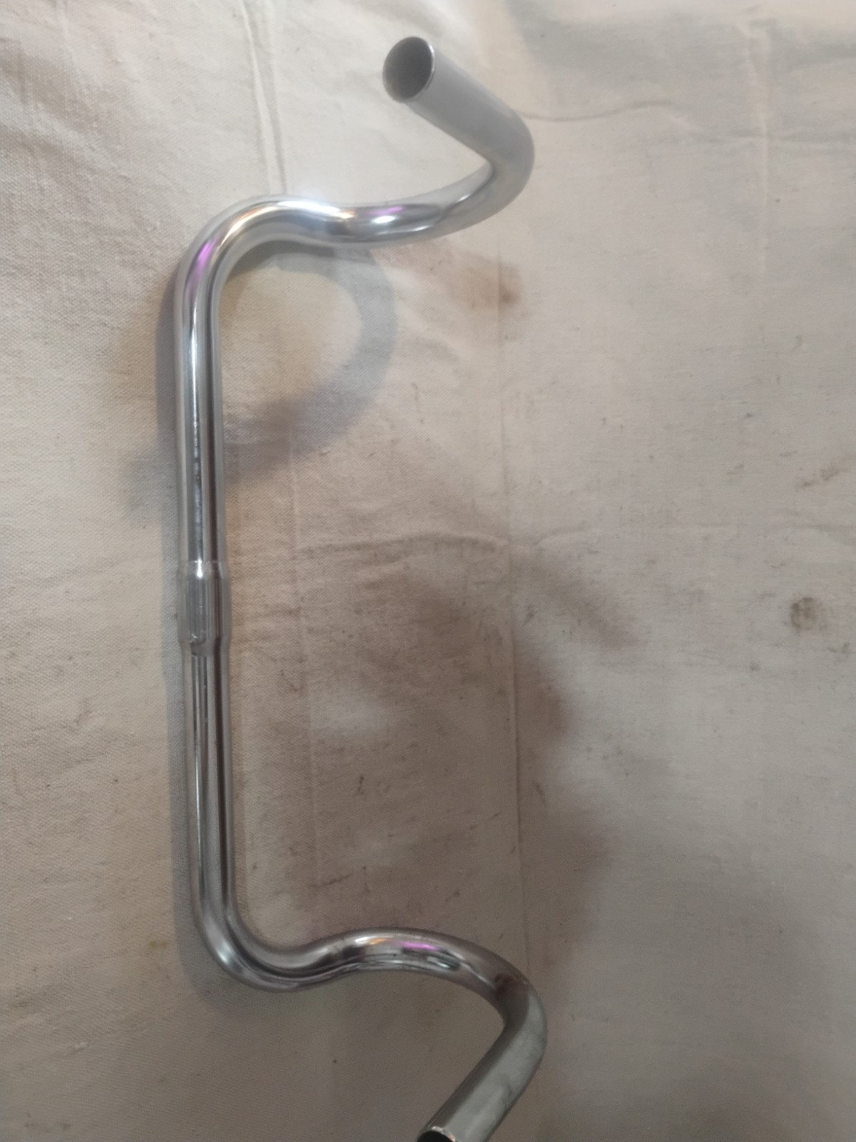 Gently Used Chrome Drop Down Handlebars Unbranded 25.4MM About 17″ Wide