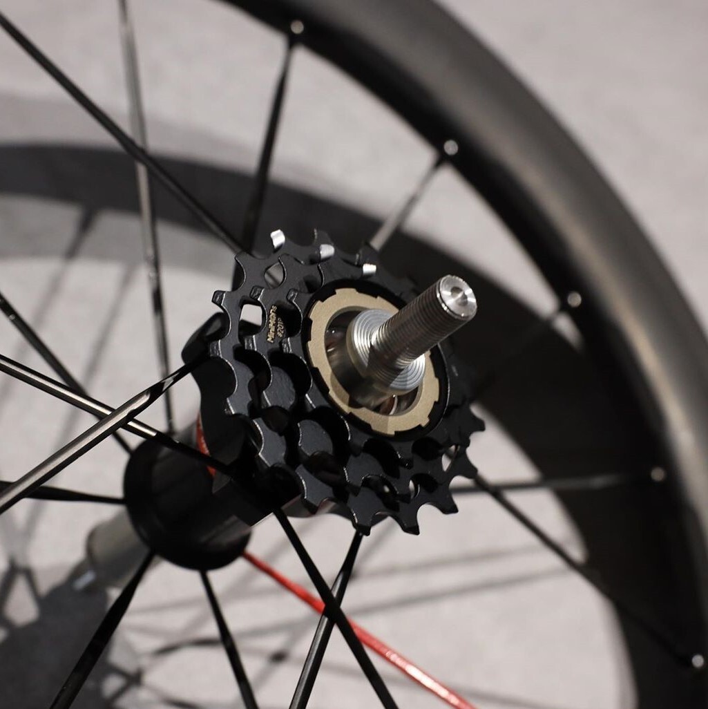 MiniMODs X3 Unibody Cog Set for Brompton 2S-3S/6S-9S Keep rear wheel & parts