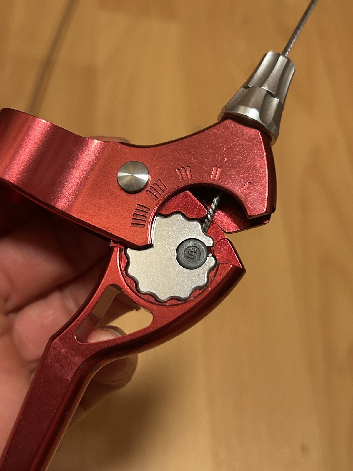 Vintage Machine Tech Zero Flex Brake Lever Set Anodized Red 90s MTB CNC Canti 👀