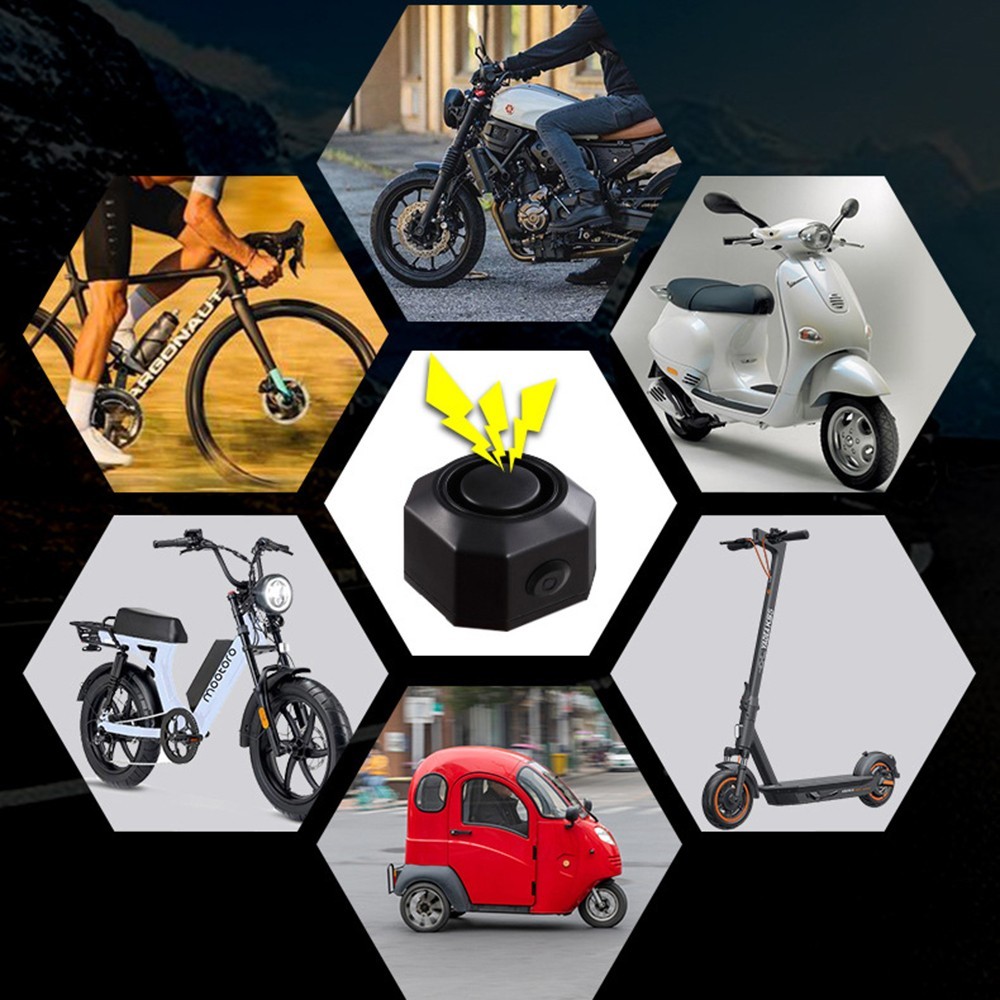Anti-Theft Device for Bicycle E-Bike Scooter With 3 Volume Levels 7 Sensitivity