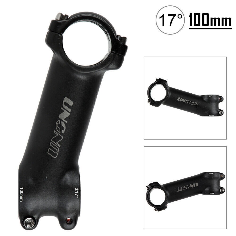 For UNO Aluminum Stem 7°/17°/35°Mountain Road Bike Handlebar Stem 31.8*60-130mm