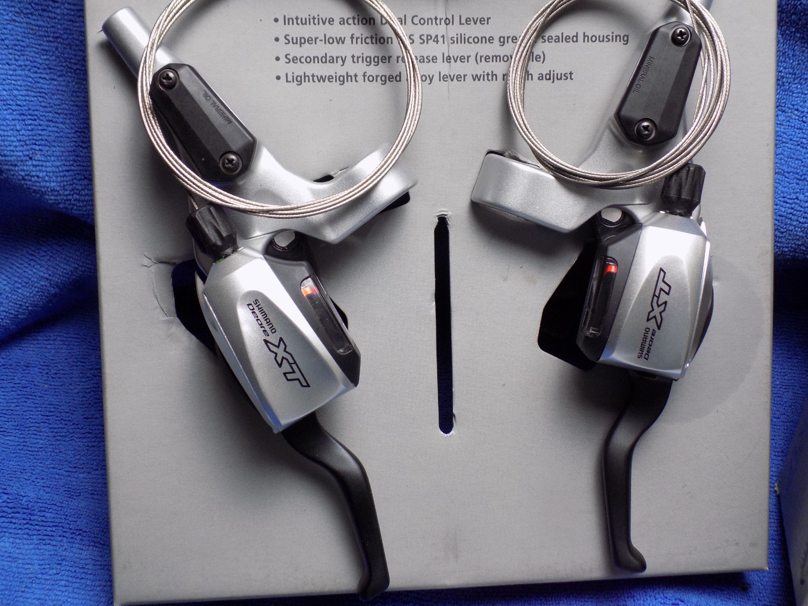 Shimano XT ST-M765 Hydraulic Dual Control Shifters W/CABLES,HOUSING BR-M765 L&R